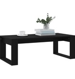 VidaXL Salontafel 102x50x35 cm bewerkt hout zwart