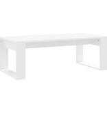 VidaXL Salontafel 102x50x35 cm bewerkt hout wit