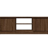VidaXL Tv-meubel met deur 102x30x36 cm bruin eikenkleur