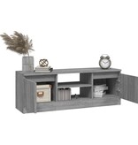 VidaXL Tv-meubel met deur 102x30x36 cm grijs sonoma eikenkleurig