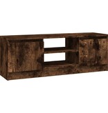 VidaXL Tv-meubel met deur 102x30x36 cm gerookt eikenkleurig
