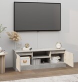 VidaXL Tv-meubel met deur 102x30x36 cm betongrijs