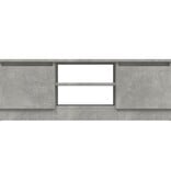 VidaXL Tv-meubel met deur 102x30x36 cm betongrijs