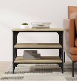 VidaXL Bijzettafel 55x38x45 cm bewerkt hout sonoma eikenkleurig