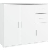 VidaXL Dressoir 91x29,5x75 cm bewerkt hout wit