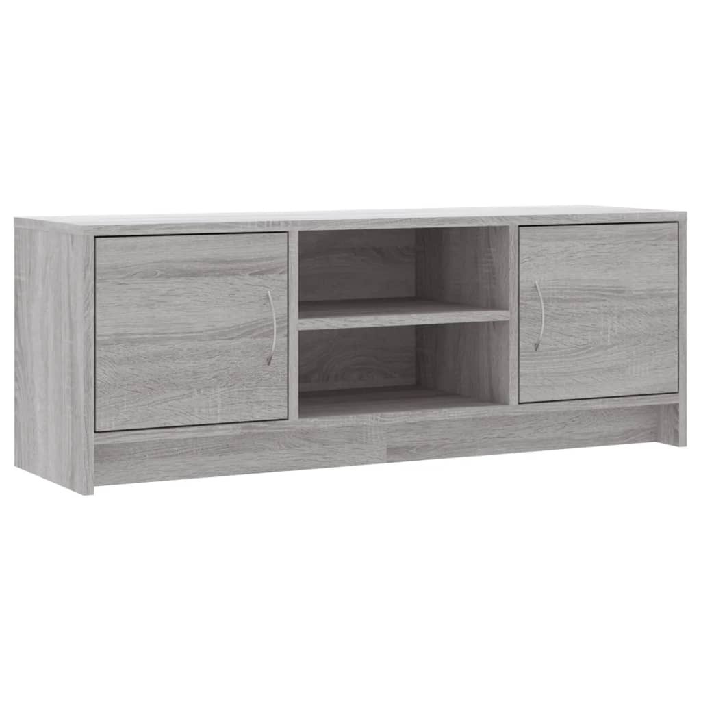 VidaXL Tv-meubel 102x30x37,5 cm bewerkt hout grijs sonoma eikenkleurig