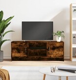 VidaXL Tv-meubel 102x30x37,5 cm bewerkt hout gerookt eikenkleurig