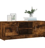 VidaXL Tv-meubel 102x30x37,5 cm bewerkt hout gerookt eikenkleurig