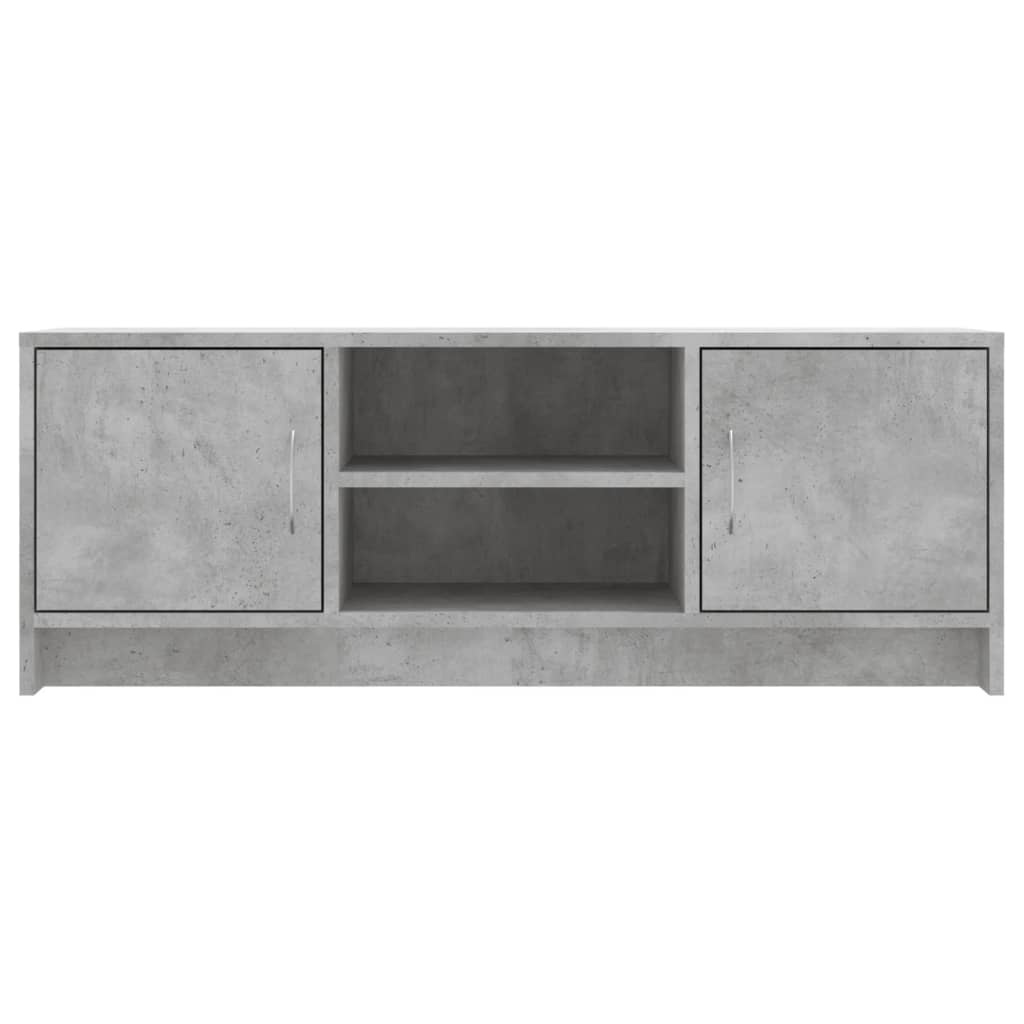 VidaXL Tv-meubel 102x30x37,5 cm bewerkt hout betongrijs