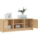 VidaXL Tv-meubel 102x30x37,5 cm bewerkt hout sonoma eikenkleurig