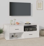 VidaXL Tv-meubel 100x35x40 cm bewerkt hout wit