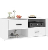 VidaXL Tv-meubel 100x35x40 cm bewerkt hout wit