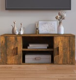 VidaXL Tv-meubel 100x35x40 cm bewerkt hout gerookt eikenkleurig