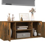 VidaXL Tv-meubel 100x35x40 cm bewerkt hout gerookt eikenkleurig