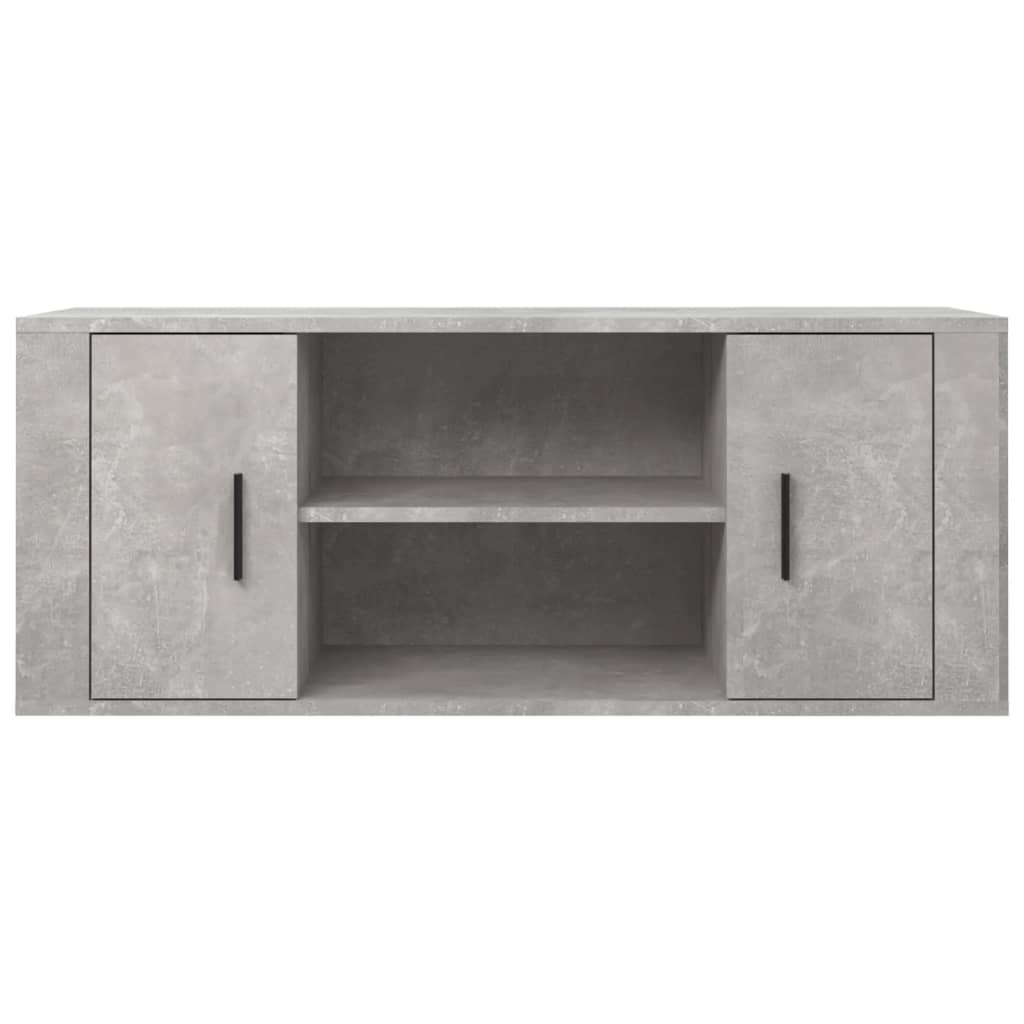 VidaXL Tv-meubel 100x35x40 cm bewerkt hout betongrijs