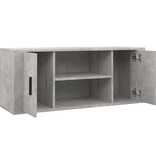 VidaXL Tv-meubel 100x35x40 cm bewerkt hout betongrijs