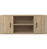 VidaXL Tv-meubel 100x35x40 cm bewerkt hout sonoma eikenkleurig