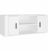 VidaXL Tv-meubel 100x35x40 cm bewerkt hout wit