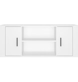 VidaXL Tv-meubel 100x35x40 cm bewerkt hout wit
