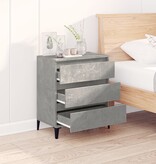 VidaXL Dressoir 60x35x70 cm bewerkt hout betongrijs