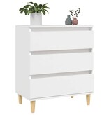 VidaXL Dressoir 60x35x70 cm bewerkt hout wit