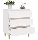 VidaXL Dressoir 60x35x70 cm bewerkt hout wit
