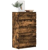 VidaXL Ladekast 60x36x103 cm bewerkt hout gerookt eikenkleurig