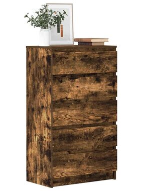 VidaXL Ladekast 60x36x103 cm bewerkt hout gerookt eikenkleurig