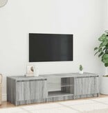 VidaXL Tv-meubel met LED-verlichting 140x40x36 cm grijs sonoma eiken