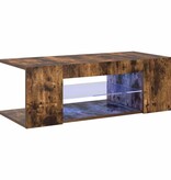 VidaXL Tv-meubel met LED-verlichting 90x39x30 cm gerookt eikenkleurig