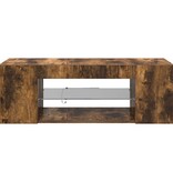 VidaXL Tv-meubel met LED-verlichting 90x39x30 cm gerookt eikenkleurig