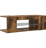 VidaXL Tv-meubel met LED-verlichting 90x39x30 cm gerookt eikenkleurig