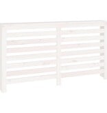 VidaXL Radiatorombouw 153x19x84 cm massief grenenhout wit