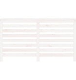 VidaXL Radiatorombouw 153x19x84 cm massief grenenhout wit