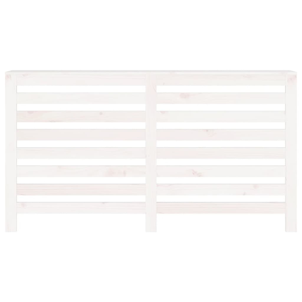 VidaXL Radiatorombouw 153x19x84 cm massief grenenhout wit