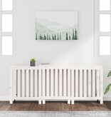 VidaXL Radiatorombouw 210x21x85 cm massief grenenhout wit