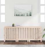 VidaXL Radiatorombouw 210x21x85 cm massief grenenhout