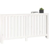 VidaXL Radiatorombouw 153x19x84 cm massief grenenhout wit