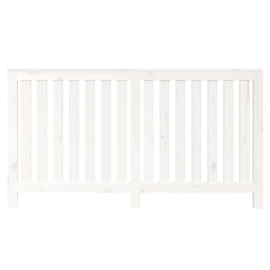 VidaXL Radiatorombouw 153x19x84 cm massief grenenhout wit