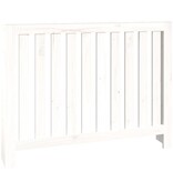 VidaXL Radiatorombouw 108,5x19x84 cm massief grenenhout wit