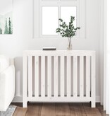 VidaXL Radiatorombouw 108,5x19x84 cm massief grenenhout wit