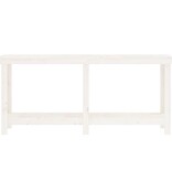VidaXL Werkbank 180x50x80 cm massief grenenhout wit