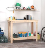 VidaXL Werkbank 110x50x80 cm massief grenenhout