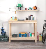 VidaXL Werkbank 110x50x80 cm massief grenenhout