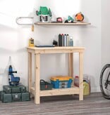VidaXL Werkbank 80x50x80 cm massief grenenhout