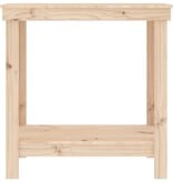 VidaXL Werkbank 80x50x80 cm massief grenenhout