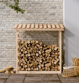 VidaXL Haardhoutrek 108x64,5x110 cm massief grenenhout