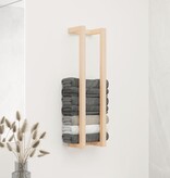 VidaXL Handdoekenrek 23x18x90 cm massief grenenhout