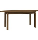 VidaXL Salontafel 110x55x45 cm massief grenenhout honingbruin