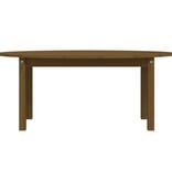 VidaXL Salontafel 110x55x45 cm massief grenenhout honingbruin